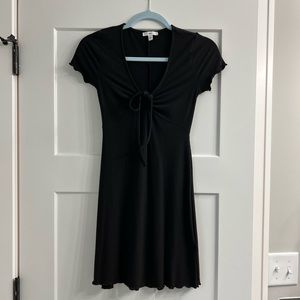 Nordstrom BP Black ribbed t shirt dress XS